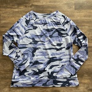 Purple Camo Long Sleeve